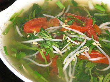 Canh chua rau muống Canh chua rau muống