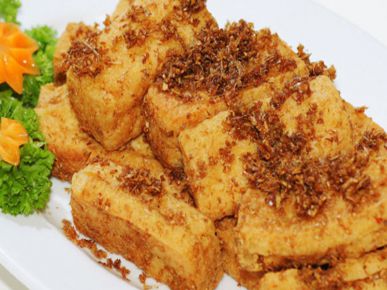 Đậu hủ chiên sả Đậu hủ chiên sả
