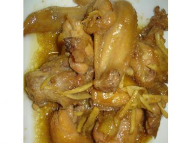 Gà kho gừng Gà kho gừng