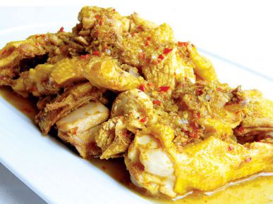Gà kho sả nghệ Gà kho sả nghệ