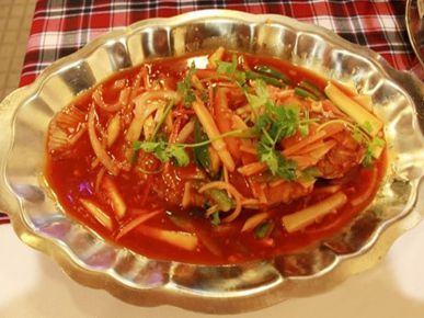 Cá diêu hồng sốt cà Cá diêu hồng sốt cà
