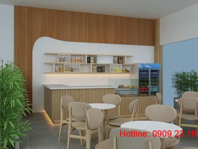 Quầy nước, quầy cơm, căn tin suất ăn công nghiệp Hòa Phát