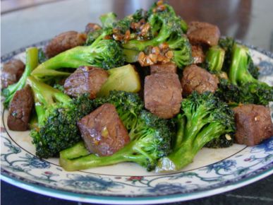 Bò xào bông cải